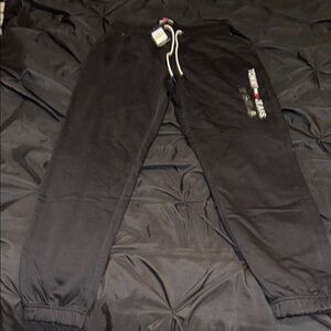 Tommy Hilfiger Black Joggers with Logo Detail